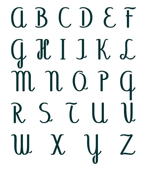 Which letters in the alphabet are used most often? 6 Best 2.5 Inch Stencil Letters Printable - printablee.com