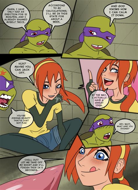 TMNT Relax In April Sex Comic HD Porn Comics