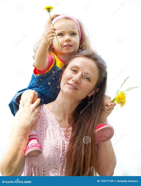 Mother And Daughter Stock Image Image Of Offspring Happiness 15677739