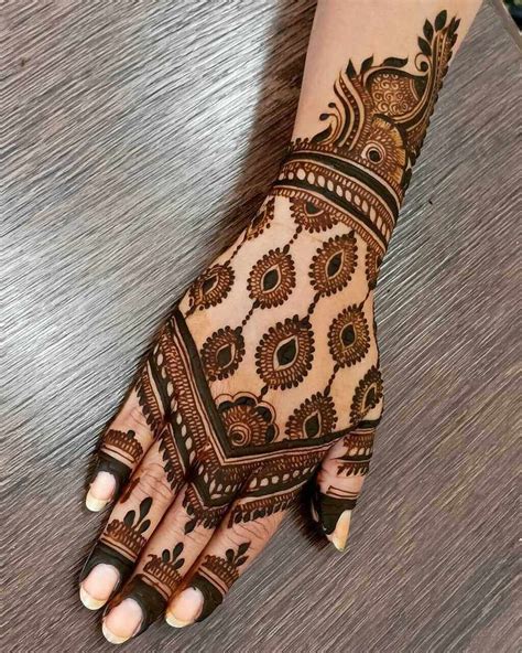 20 Alluring Back Hand Mehndi Design Must Try In 2024 Fashionterest