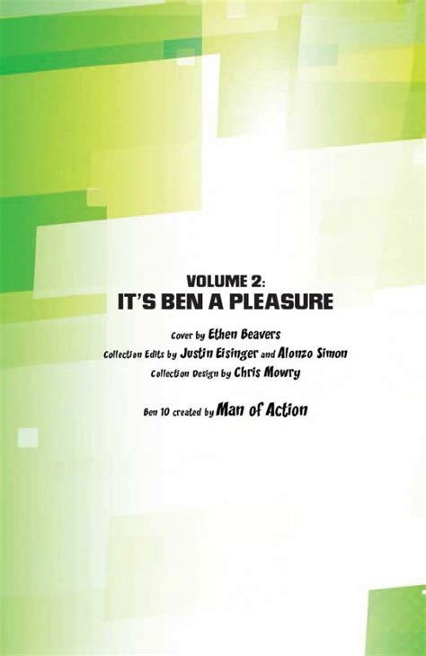Sneak Peek Ben 10 Classics Vol 2 Its Ben A Pleasure — Major
