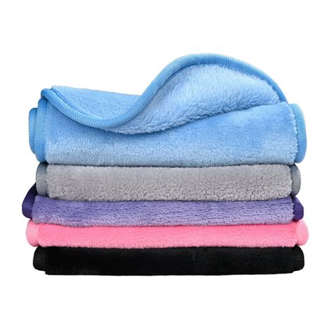 Byootique 5 Pack Makeup Remover Towel Facial Cleaning Cloth Eraser Reusable Washable 16x7