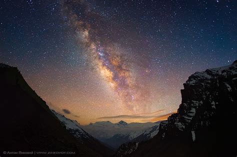 Milky Way Above The Himalayas Nepal Himalayas Annapurna Flickr