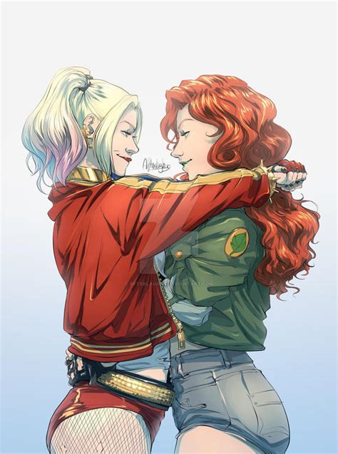 Poison Ivy X Harley Quinn By Afterlaughs Harley Quinn Hot Sex Picture