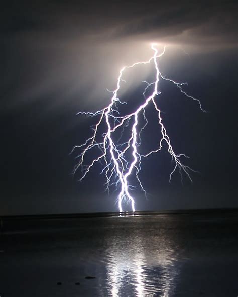 Lightning Over Water By Robynbrody Redbubble