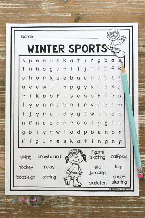 Winter Word Searches Winter Sports Word Search For Kids Woo Jr Kids