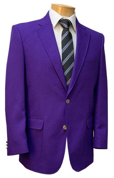 Neil Allyn Career Basics Mens Purple Blazer Jacket