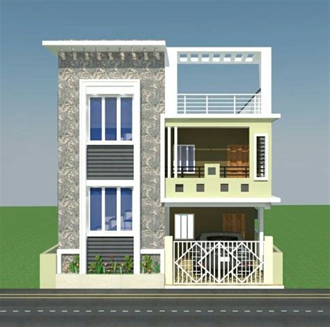 House Front Elevation Designs For Single Floor East Facing Architecture Indian House Front