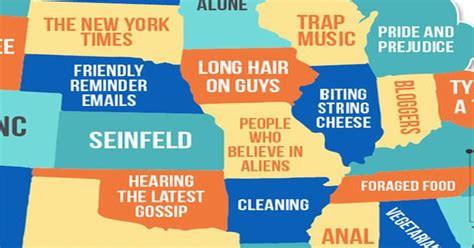 Map Shows What People Hate The Most In Each State