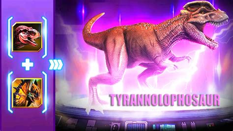New Tyrannolophosaur Unlock And Max X3 Level 40 Jurassic World Youtube