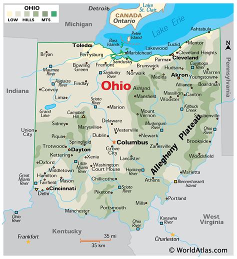 Ohio Maps Facts World Atlas Maps Of Ohio
