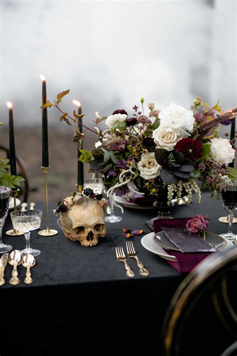 20 Unique Decor Ideas For A Halloween Wedding Gothic Wedding Theme