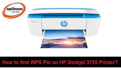 Solved Where Is The Wps Pin On Hp Deskjet 3755 Printer
