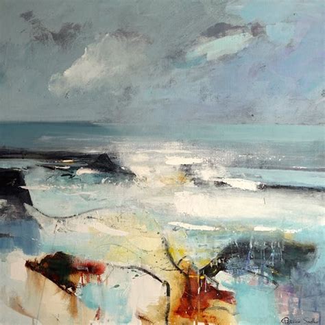 Patricia Sadler Feel The Sea Breeze Acrylic On Canvas 76 X 76 Cm