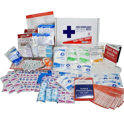 Buy Osha And Ansi First Aid Kit Refillupgrade 50 Person 196 Pieces