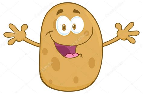 Potato Cartoon Character Stock Vector Image By ©hittoon 61078953