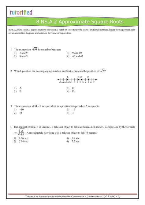8th Grade Common Core Math Worksheets 8th Grade Common Core Math