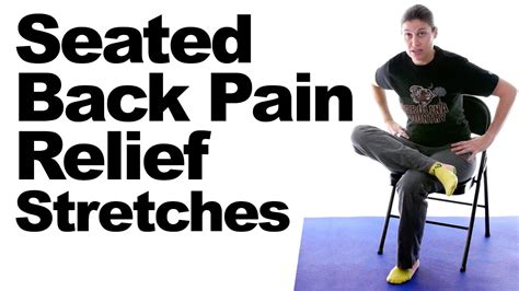 Seated Back Pain Relief Stretches YouTube