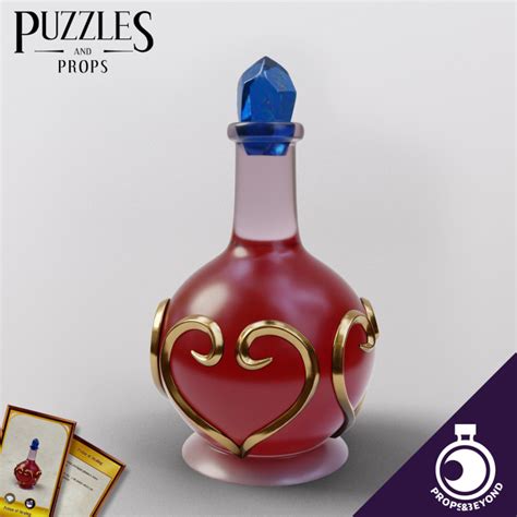 3d Printable Potion Of Healing By Propsandbeyond