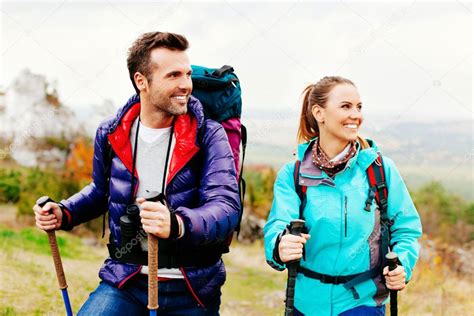 Couple Hiking — Stock Photo © Baranq 34456191