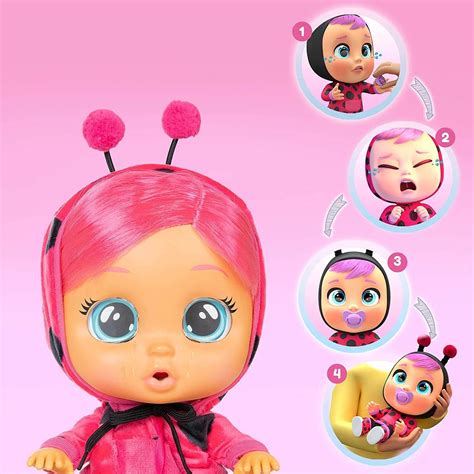 Cry Babies Interactive Dressy Baby Dolls With Changeable Outfit And