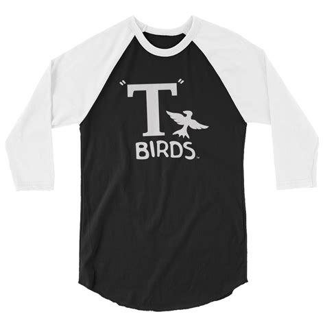 Grease T Birds Unisex 34 Sleeve Raglan Shirt Paramount Shop