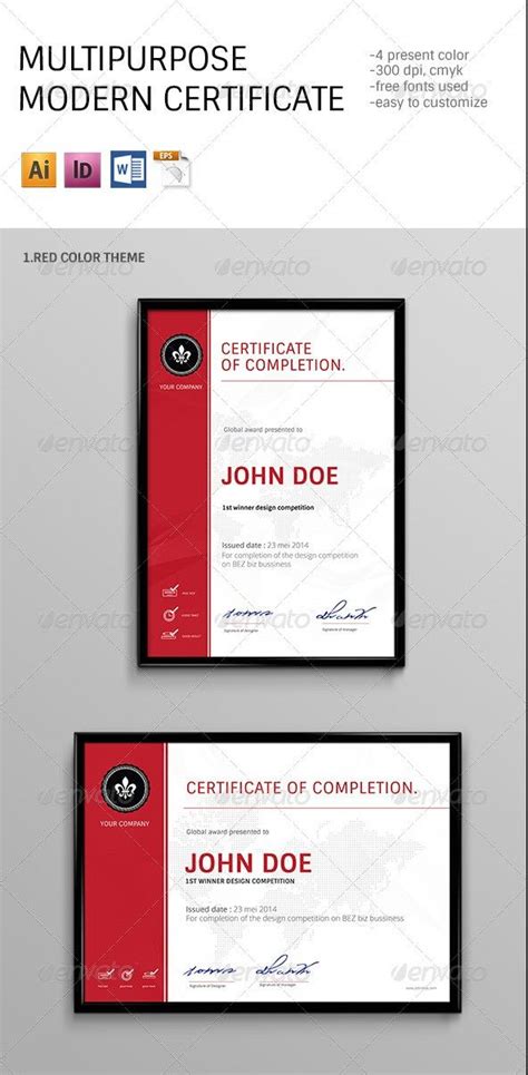 70 Diploma And Certificate Templates In Psd Word Vector Eps Formats