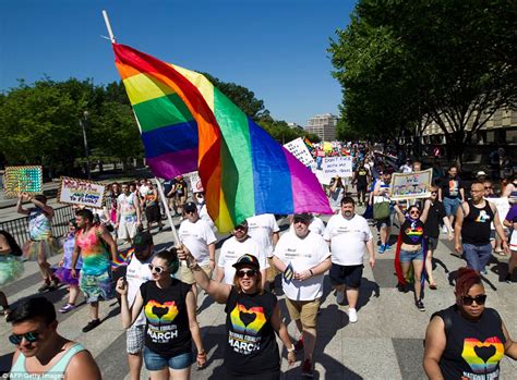 Lgbt Activists March On Sunday For Rights In Washington Daily Mail Online