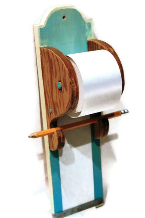 Hanging Note Paper Roll Scroll Grocery List Pencil Holder List