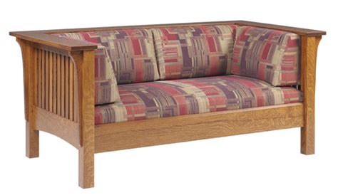 Mission Arts And Crafts Prairie Spindle Loveseat Harvest Home Interiors