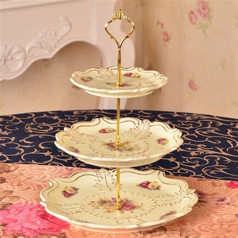 3 Tier Hardware Crown Cake Plate Stand Handle Fitting Wedding Party Sp
