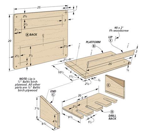 Build a charging station to keep your tools juiced. Cordless Drill Charging Station | Woodworking Project ...