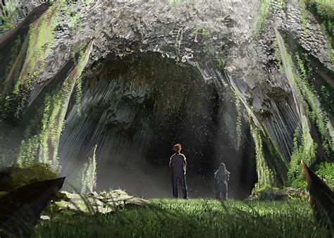 Artstation Entrance Of The Cave