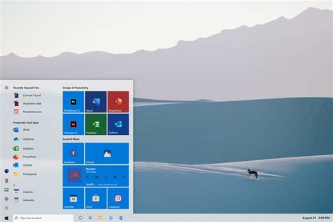 Windows 10 19h1 Start Menu Concept Looks Better Than The Real Deal