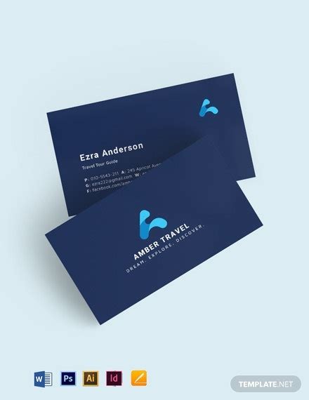 All these standard business card size illustrator templates are easy to edit and ready to print. 10+ Travel Business Card Templates - Illustrator ...