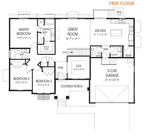 Poured basement walls not blocks. Hailey | Rambler Floor Plan Utah | EDGE Homes | Home ...