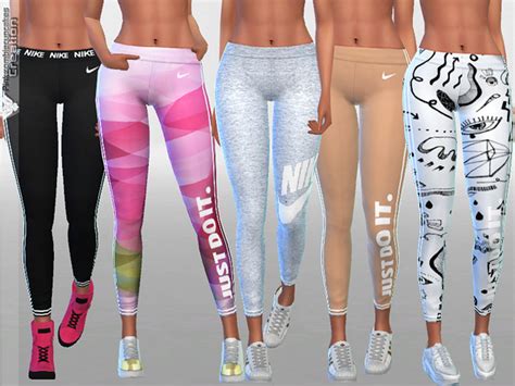 Gym Fit Track And Field Leggings Collection By Pinkzombiecupcakes At