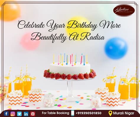 Book A Table For Your Birthday Party 🎂🎉🎈 And Leave The Rest To Us Well