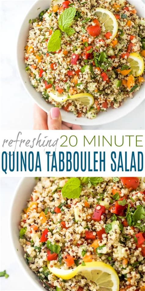 Refreshing 20 Minute Quinoa Tabbouleh Salad Tabbouleh