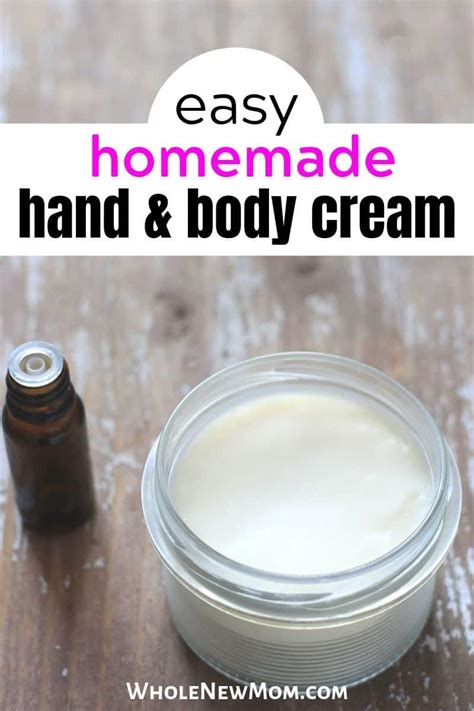 Easy Nourishing Homemade Lotion Diy Hand And Body Cream