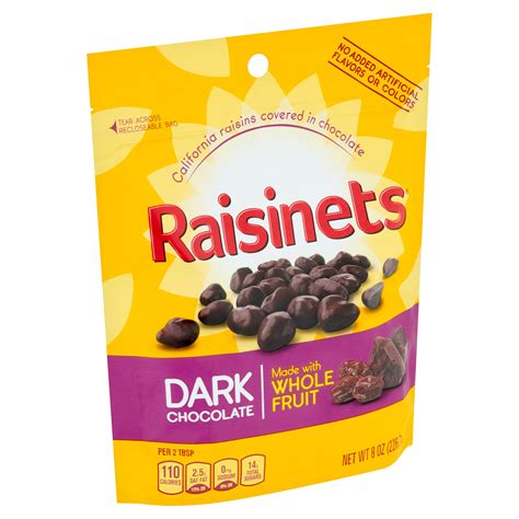 Raisinets California Raisins Covered In Dark Chocolate 8 Oz Walmart