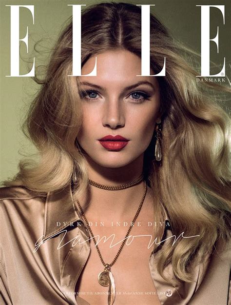 Female Models Bot On Twitter Anne Sofie List Danish Model For Elle Denmark March 2015
