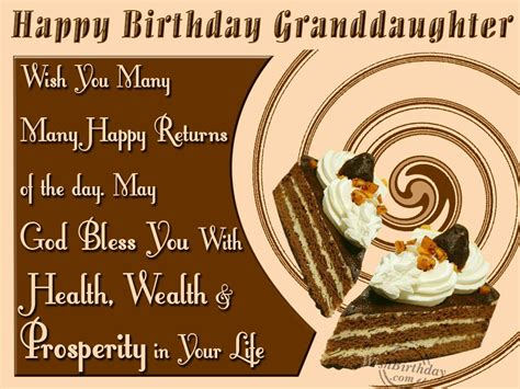 i hope you have many happy returns of the day. the term itself refers to the passing year. Wish You Many Many Happy Returns Of The Day Granddaughter ...