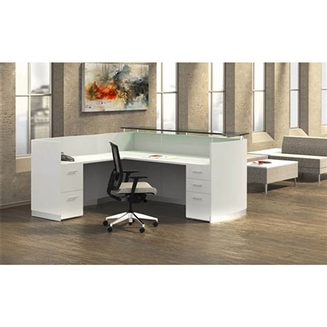 Single Person Reception Desk Catania Reception Front Desk
