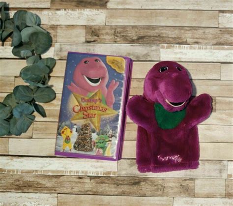 Barneys Christmas Star Vhs 2002 Clamshell Barney Hand Puppet 9