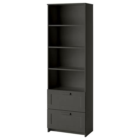 Brimnes Bookcase Black 23 58x74 34 Ikea