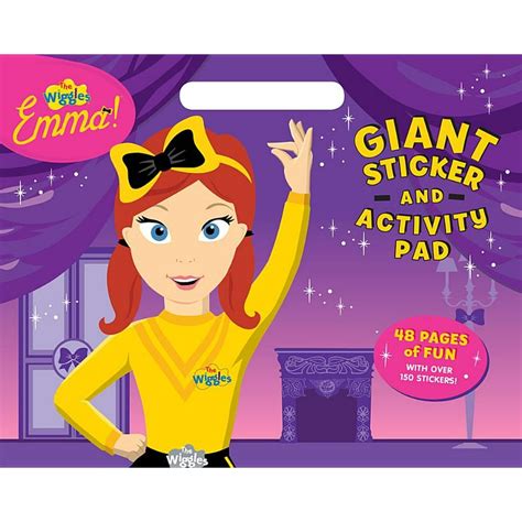 Wiggles The Wiggles Emma Giant Sticker And Activity Pad Paperback