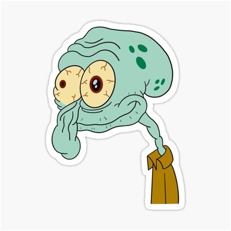 Squidward Meme Sticker For Sale By Bdproductionss Redbubble