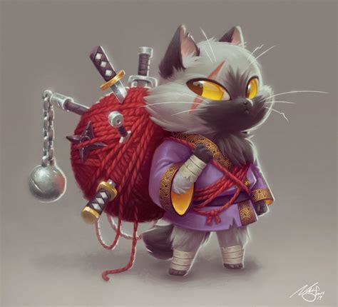 Winners Of The “ninja Cats” Challenge Character Design Fantasy