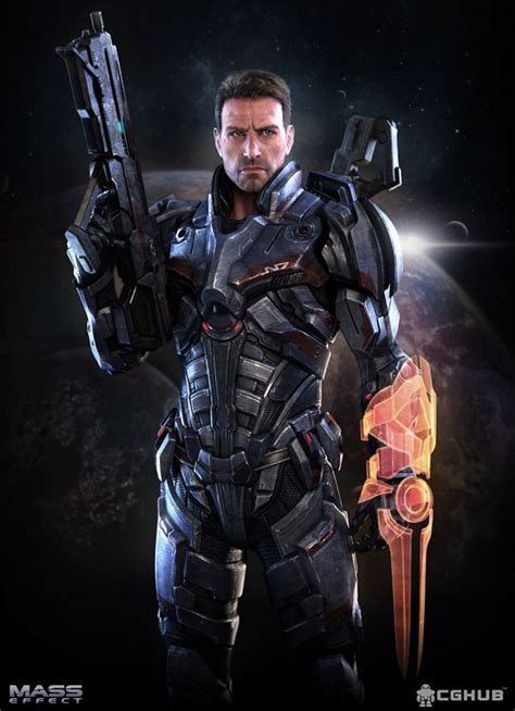 N7 Soldier By Marthin Agusta Via Behance Mass Effect Characters